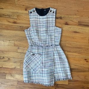 Zara Tweed Boucle Katy Keene Romper